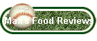 Max's Food Reviews